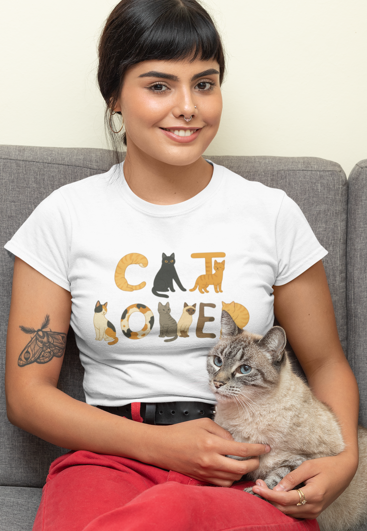 Cat lover t-shirt