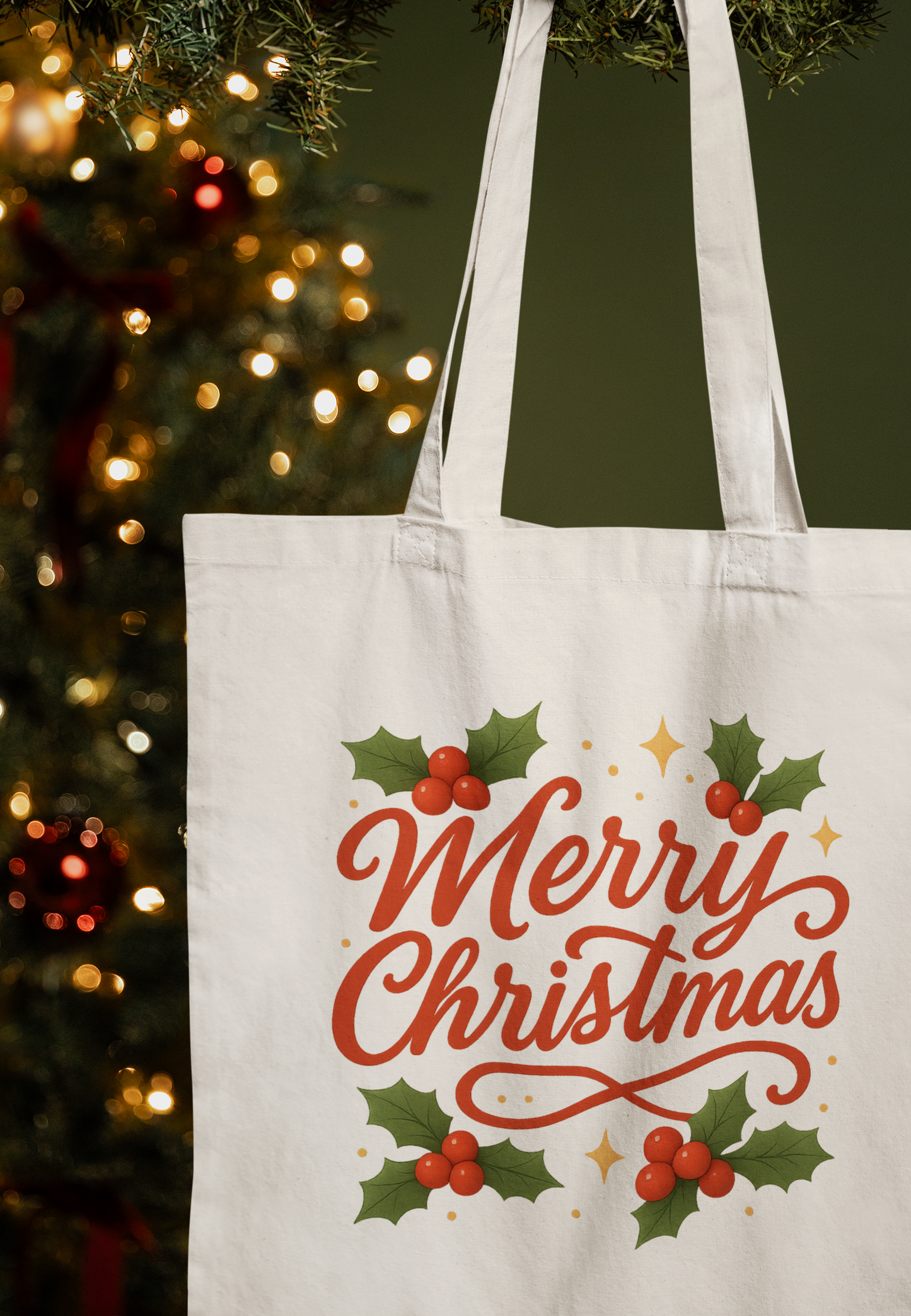 Merry Christmas Tote Bag