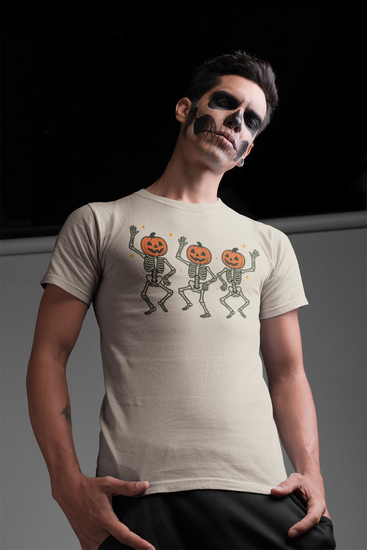 Skeleton dance halloween T-shirt