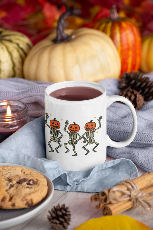 Skeletons Ceramic Mug - Halloween