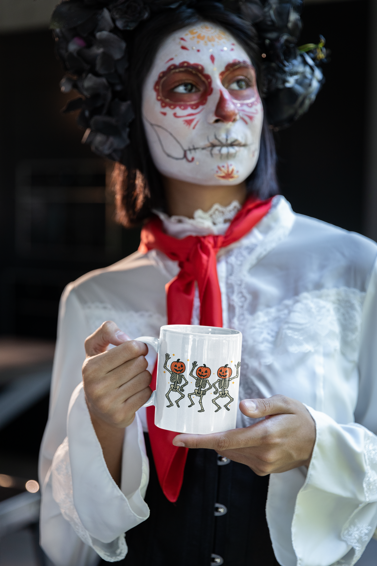 Skeletons Ceramic Mug - Halloween