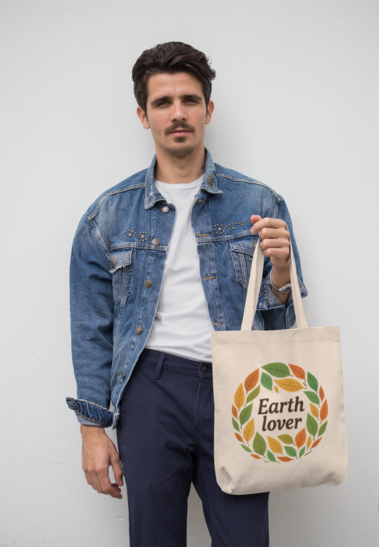 Earth Lover Cotton Tote Bag