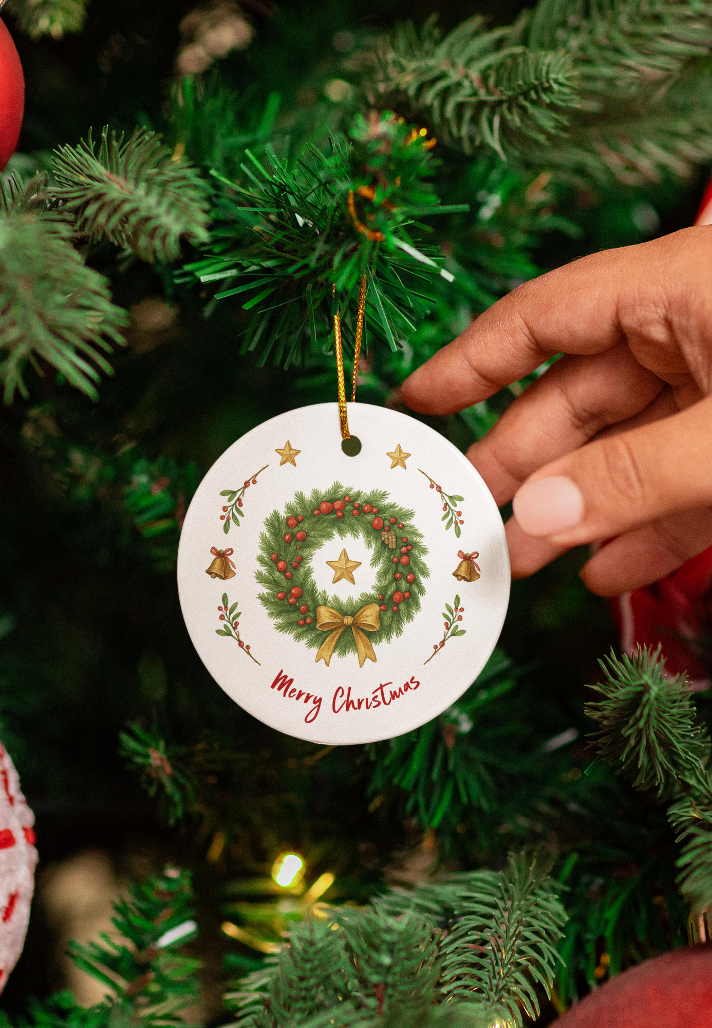 Christmas Ceramic Ornament