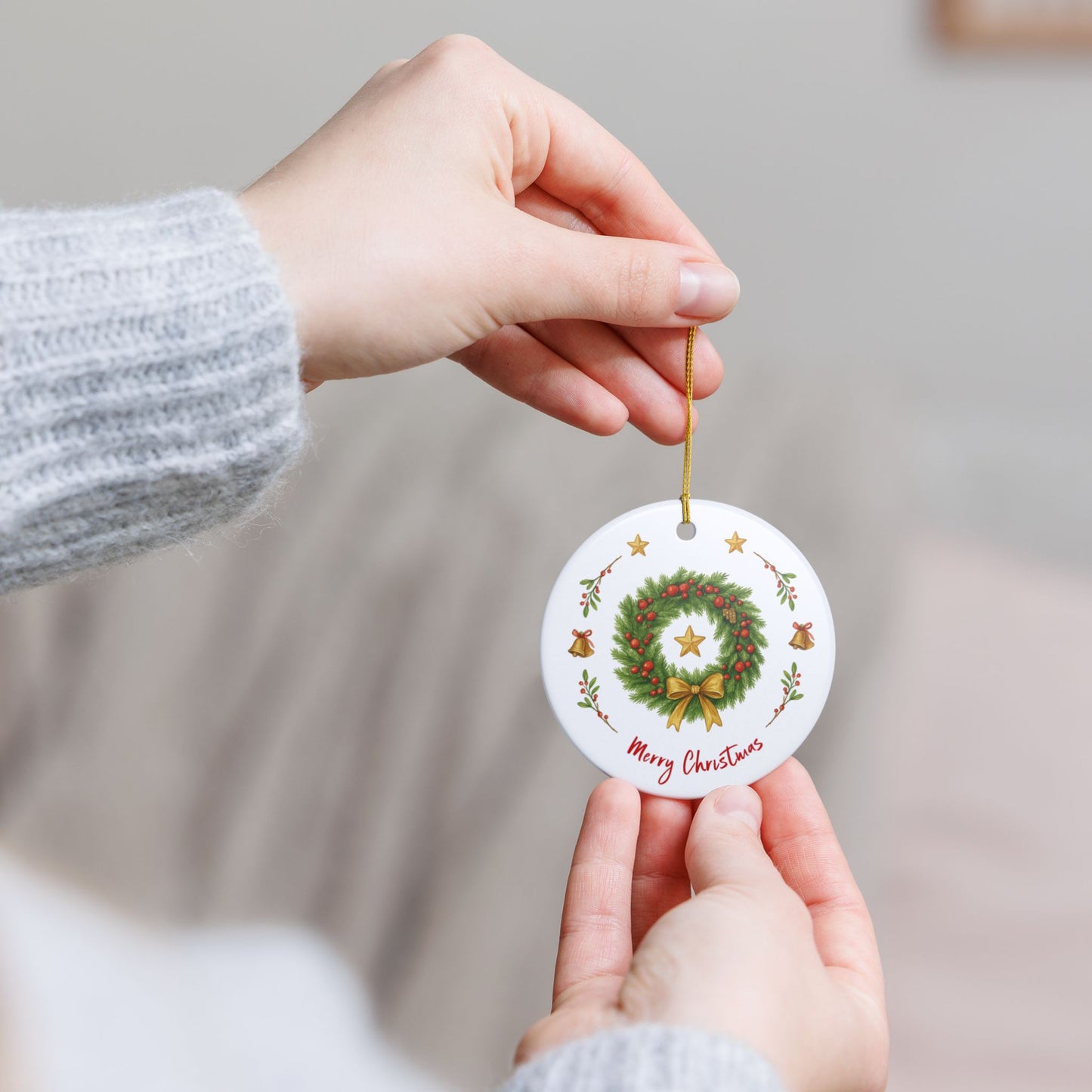 Christmas Ceramic Ornament