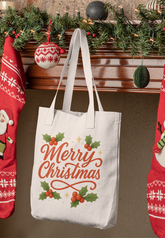 Merry Christmas Tote Bag